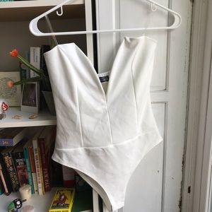 Being donated 2/15! White plunge body suit